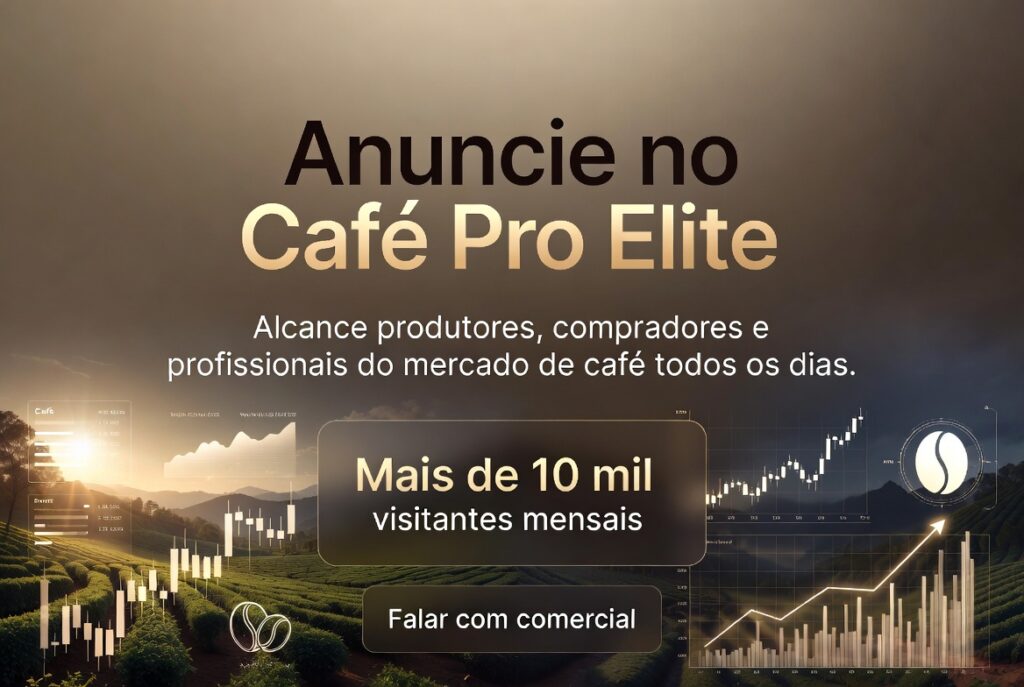 mercado de café hoje pressionado pelo dólar forte e safra brasileira