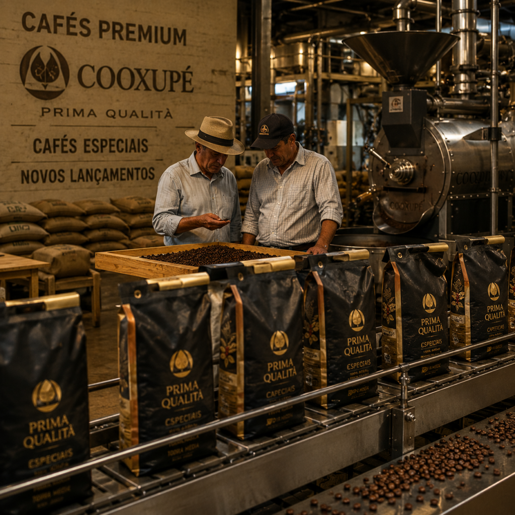 cafés premium da Cooxupé em novos formatos para consumidores brasileiros