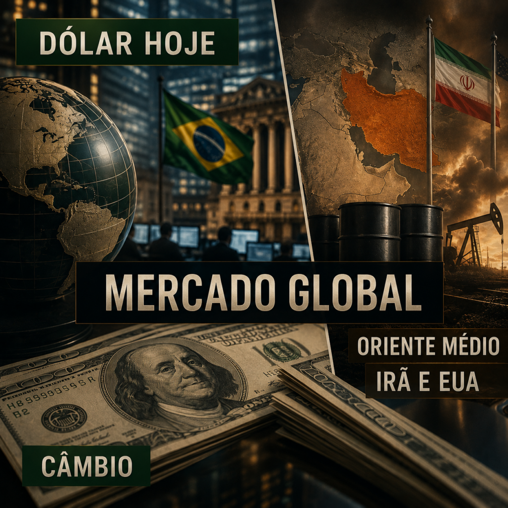 dólar hoje perto da estabilidade após avanço de negociações entre Irã e EUA