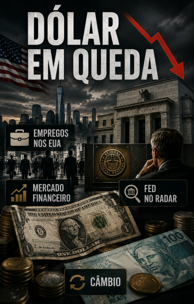 dólar hoje fecha abaixo de 4,90 após dados de emprego nos Estados Unidos