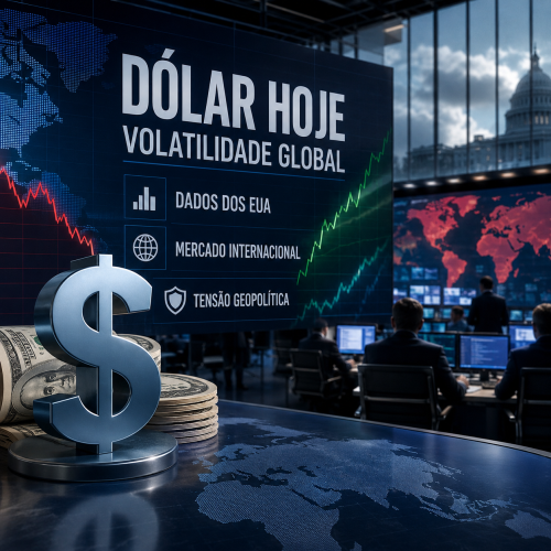 dólar hoje inverte queda e sobe após dados do mercado de trabalho nos Estados Unidos e cenário global