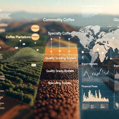 mercado de café com ciclos produtivos, qualidade e estratégia de comercialização global